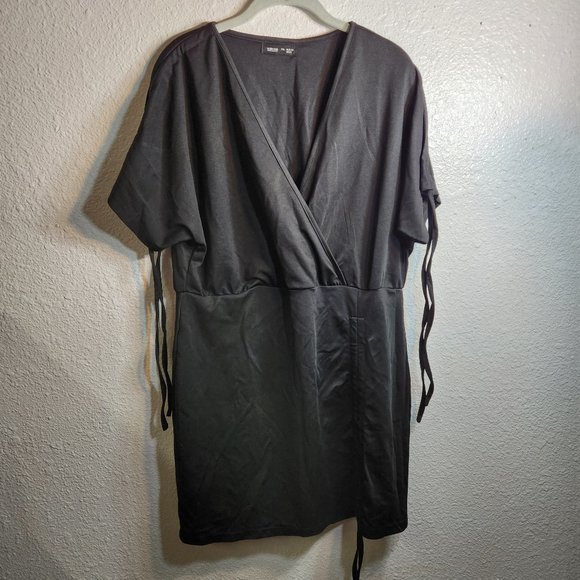 BloomChic Womens Black Uplifted Dress 2X Draw Strings - Picture 1 of 10